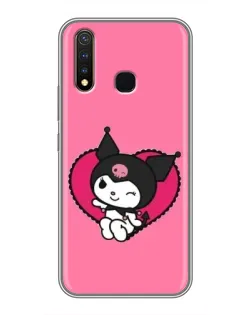 Чехол для Vivo Y19 с картинкой «Kuromi — любовь в сердце» Чехол для Vivo Y19 с картинкой «Kuromi — любовь в сердце»