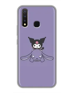 Чехол для Vivo Y19 с картинкой «Kuromi на лиловом фоне» Чехол для Vivo Y19 с картинкой «Kuromi на лиловом фоне»