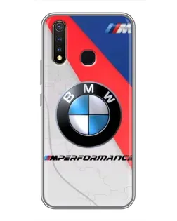 Чехол для Vivo Y19 с картинкой «BMW Performance стиль»