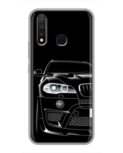 Чехол для Vivo Y19 с картинкой «Темный силуэт BMW» Чехол для Vivo Y19 с картинкой «Темный силуэт BMW»