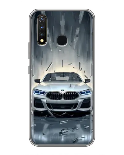 Чехол для Vivo Y19 с картинкой «BMW в свете фар» Чехол для Vivo Y19 с картинкой «BMW в свете фар»