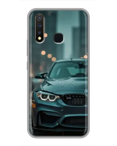 Чехол для Vivo Y19 с картинкой «BMW в огнях города» Чехол для Vivo Y19 с картинкой «BMW в огнях города»