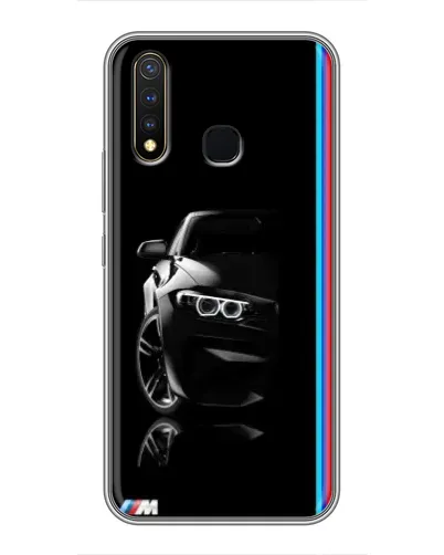 Чехол для Vivo Y19 с картинкой «Силуэт BMW в темноте» Чехол для Vivo Y19 с картинкой «Силуэт BMW в темноте»