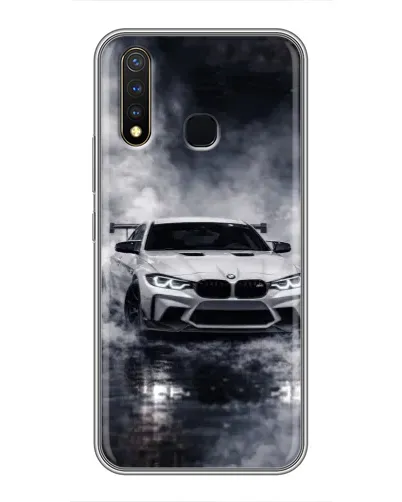 Чехол для Vivo Y19 с картинкой «BMW сквозь туман» Чехол для Vivo Y19 с картинкой «BMW сквозь туман»