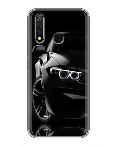Чехол для Vivo Y19 с картинкой «Черная BMW — профиль» Чехол для Vivo Y19 с картинкой «Черная BMW — профиль»