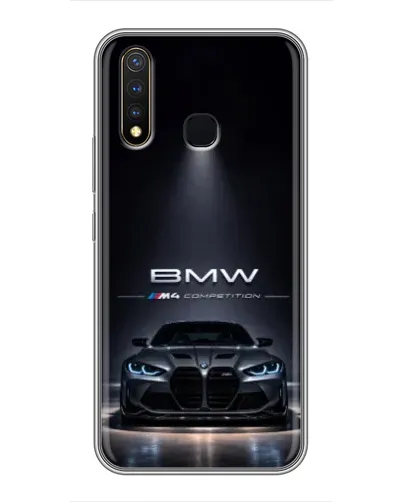 Чехол для Vivo Y19 с картинкой «BMW сквозь ночной город» Чехол для Vivo Y19 с картинкой «BMW сквозь ночной город»