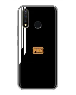 Чехол для Vivo Y19 с картинкой «PUBG — вертикальные линии»