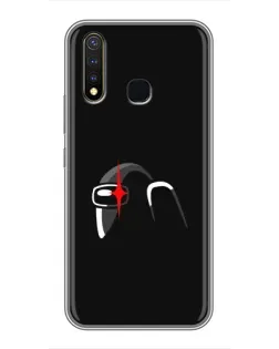 Чехол для Vivo Y19 с картинкой «Among Us шлем»