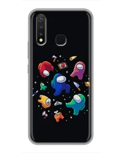 Чехол для Vivo Y19 с картинкой «Among Us космос»