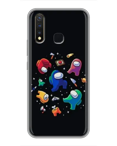 Чехол для Vivo Y19 с картинкой «Among Us космос» Чехол для Vivo Y19 с картинкой «Among Us космос»