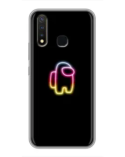 Чехол для Vivo Y19 с картинкой «Among Us градиент»
