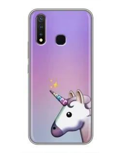Чехол для Vivo Y19 с картинкой «Единорог градиент» Чехол для Vivo Y19 с картинкой «Единорог градиент»
