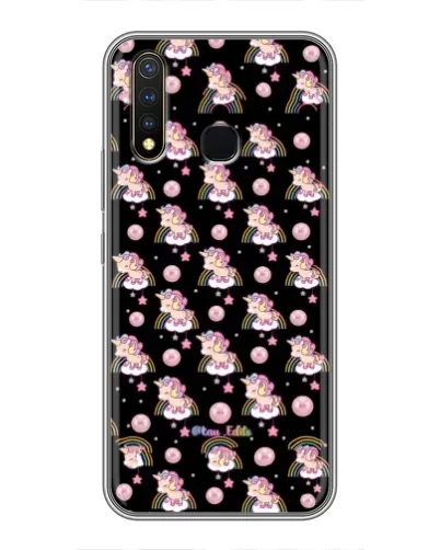 Чехол для Vivo Y19 с картинкой «Magic Unicorn паттерн»