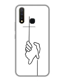 Чехол для Vivo Y19 с картинкой «Рука держит» Чехол для Vivo Y19 с картинкой «Рука держит»