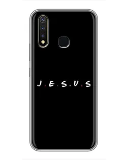 Чехол для Vivo Y19 с картинкой «Точки веры J.E.S.U.S.»