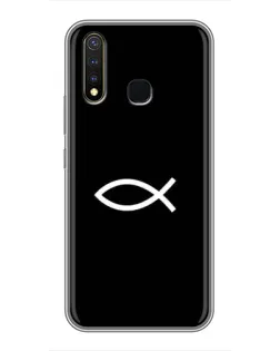 Чехол для Vivo Y19 с картинкой «Символ рыбы Jesus» Чехол для Vivo Y19 с картинкой «Символ рыбы Jesus»