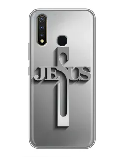 Чехол для Vivo Y19 с картинкой «Металлический крест Jesus» Чехол для Vivo Y19 с картинкой «Металлический крест Jesus»