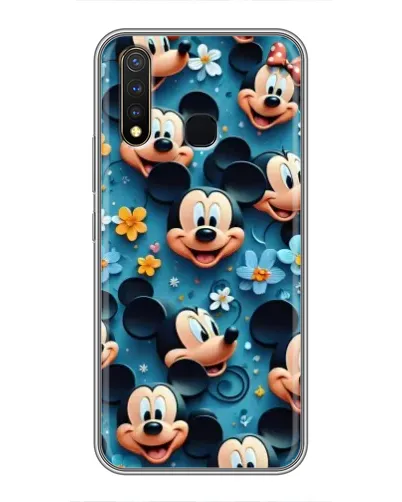 Чехол для Vivo Y19 с картинкой «Паттерн Микки и Минни» Чехол для Vivo Y19 с картинкой «Паттерн Микки и Минни»