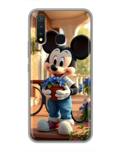 Чехол для Vivo Y19 с картинкой «Микки садовод» Чехол для Vivo Y19 с картинкой «Микки садовод»