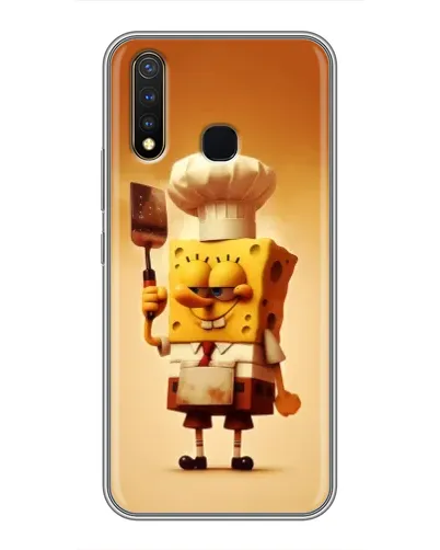 Чехол для Vivo Y19 с картинкой «Губка Боб повар» Чехол для Vivo Y19 с картинкой «Губка Боб повар»