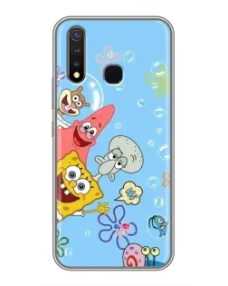 Чехол для Vivo Y19 с картинкой «Веселые пузырьки»
