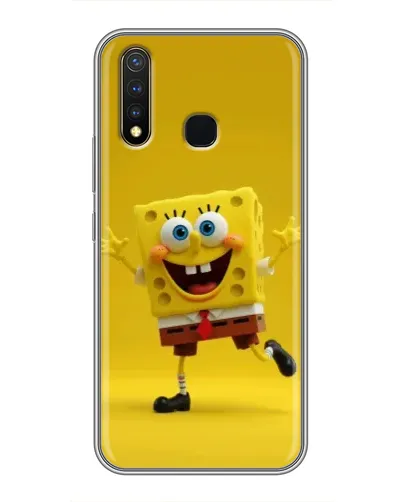 Чехол для Vivo Y19 с картинкой «Позитивный Губка Боб» Чехол для Vivo Y19 с картинкой «Позитивный Губка Боб»