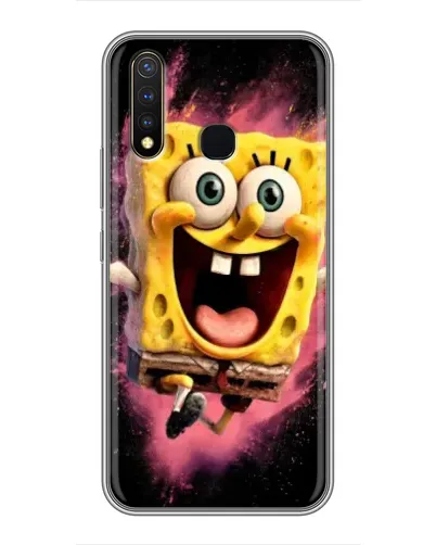 Чехол для Vivo Y19 с картинкой «Взрывной Спанч Боб» Чехол для Vivo Y19 с картинкой «Взрывной Спанч Боб»