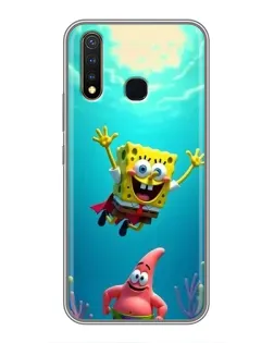 Чехол для Vivo Y19 с картинкой «Спанч Боб под водой» Чехол для Vivo Y19 с картинкой «Спанч Боб под водой»