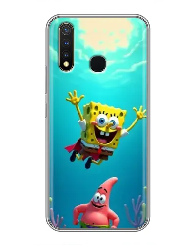Чехол для Vivo Y19 с картинкой «Спанч Боб под водой» Чехол для Vivo Y19 с картинкой «Спанч Боб под водой»