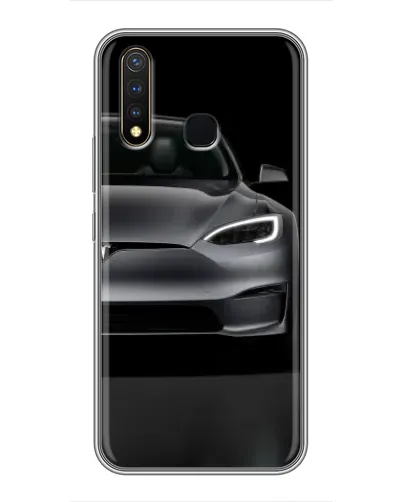 Чехол для Vivo Y19 с картинкой «Tesla Model S Look» Чехол для Vivo Y19 с картинкой «Tesla Model S Look»