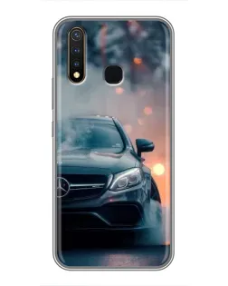 Чехол для Vivo Y19 с картинкой «Mercedes — ночной город» Чехол для Vivo Y19 с картинкой «Mercedes — ночной город»