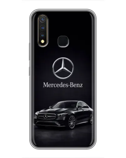 Чехол для Vivo Y19 с картинкой «Mercedes — решетка радиатора» Чехол для Vivo Y19 с картинкой «Mercedes — решетка радиатора»