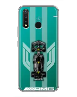 Чехол для Vivo Y19 с картинкой «Mercedes AMG Petronas»