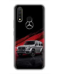 Чехол для Vivo Y19 с картинкой «Mercedes G-Class красный»