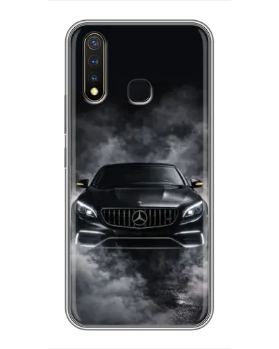 Чехол для Vivo Y19 с картинкой «Mercedes в дыму» Чехол для Vivo Y19 с картинкой «Mercedes в дыму»