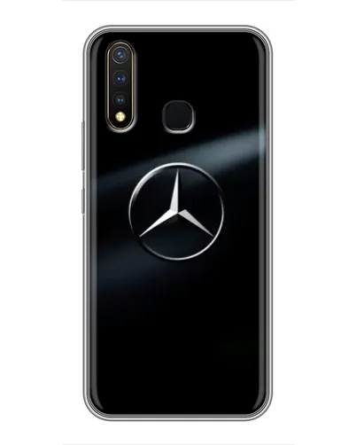 Чехол для Vivo Y19 с картинкой «Mercedes на металле» Чехол для Vivo Y19 с картинкой «Mercedes на металле»