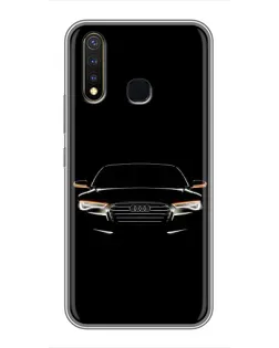 Чехол для Vivo Y19 с картинкой «Audi — ночной контур» Чехол для Vivo Y19 с картинкой «Audi — ночной контур»