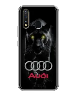 Чехол для Vivo Y19 с картинкой «Пантера и Audi» Чехол для Vivo Y19 с картинкой «Пантера и Audi»