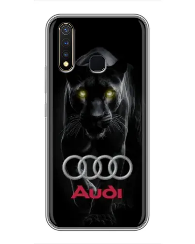 Чехол для Vivo Y19 с картинкой «Пантера и Audi»