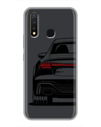 Чехол для Vivo Y19 с картинкой «Задняя часть Audi — арт»