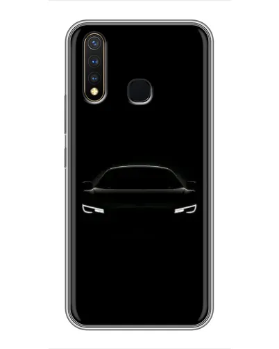 Чехол для Vivo Y19 с картинкой «Взгляд Audi в темноте»