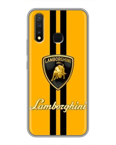 Чехол для Vivo Y19 с картинкой «Lamborghini Stripe желтый» Чехол для Vivo Y19 с картинкой «Lamborghini Stripe желтый»