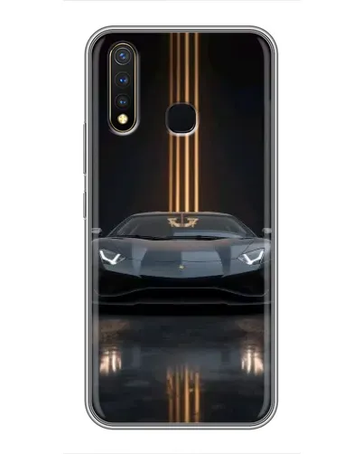Чехол для Vivo Y19 с картинкой «Lamborghini золотые линии» Чехол для Vivo Y19 с картинкой «Lamborghini золотые линии»