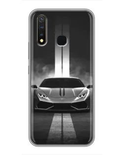 Чехол для Vivo Y19 с картинкой «Lamborghini симметрия дорог» Чехол для Vivo Y19 с картинкой «Lamborghini симметрия дорог»