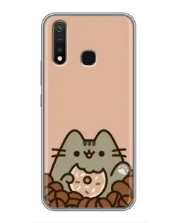 Чохол для Vivo Y19 з картинкою «Кавовий Пушин»