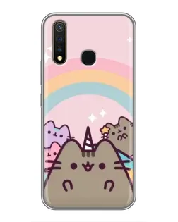 Чохол для Vivo Y19 з картинкою «Єдиноріг Pusheen»