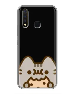 Чохол для Vivo Y19 з картинкою «Пушин на чорному»
