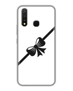 Чехол для Vivo Y19 с картинкой «Диагональный бант»