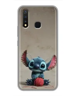 Чехол для Vivo Y19 с картинкой «Стич на коричневом фоне» Чехол для Vivo Y19 с картинкой «Стич на коричневом фоне»