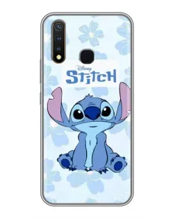 Чехол для Vivo Y19 с картинкой «Stitch среди цветов» Чехол для Vivo Y19 с картинкой «Stitch среди цветов»